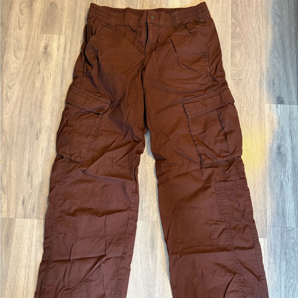 Women's Brown Cargo Pants